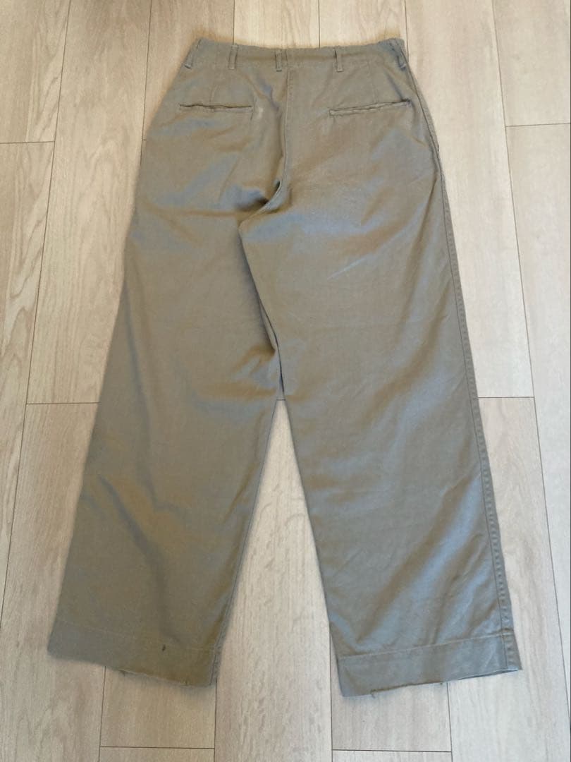 40s U.S.ARMY 45カーキ　45チノ チノパン ヴィンテージ