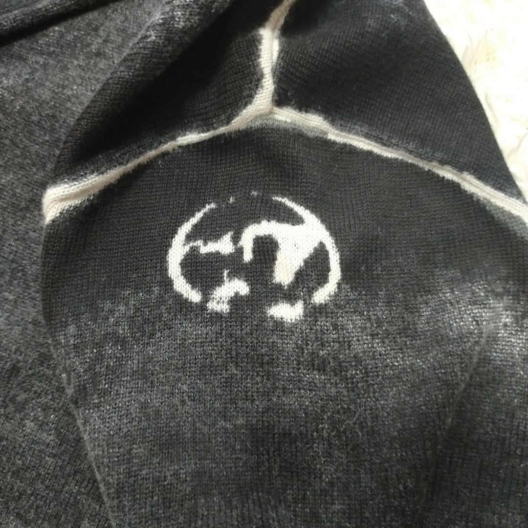 深水光太着用】DIESEL K-Lorenzo ニットポロシャツ ブラック 黒