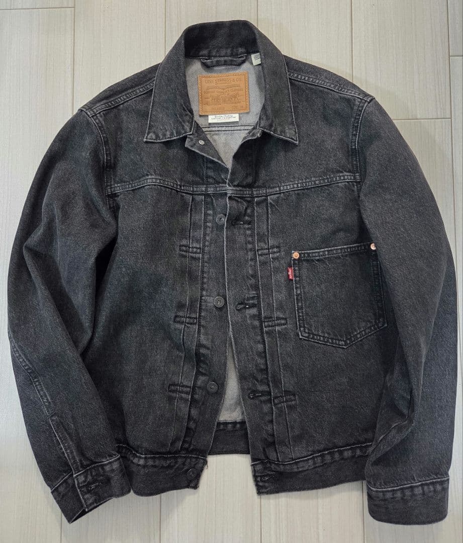 Levi's TYPE I トラッカージャケット 先染めブラック M - メルカリ