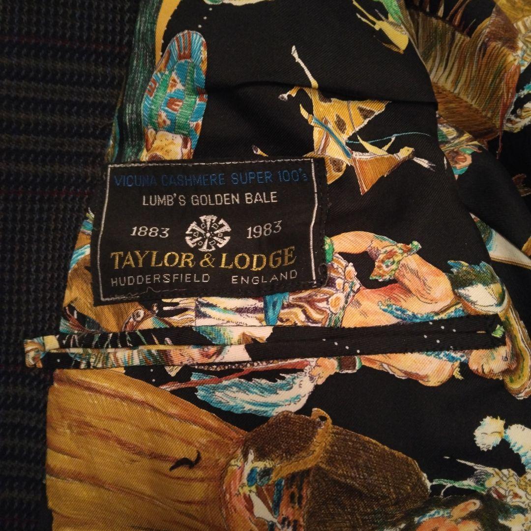 TAYLOR & LODGE ヴィクトリアカシミヤ ジャケット特注品裏地エルメス