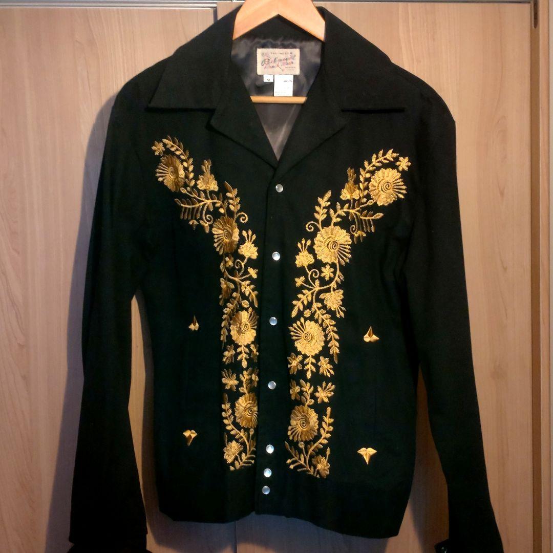 Rock Maunt ロックマウント ウエスタンジャケット 刺繍 黒 - メルカリ