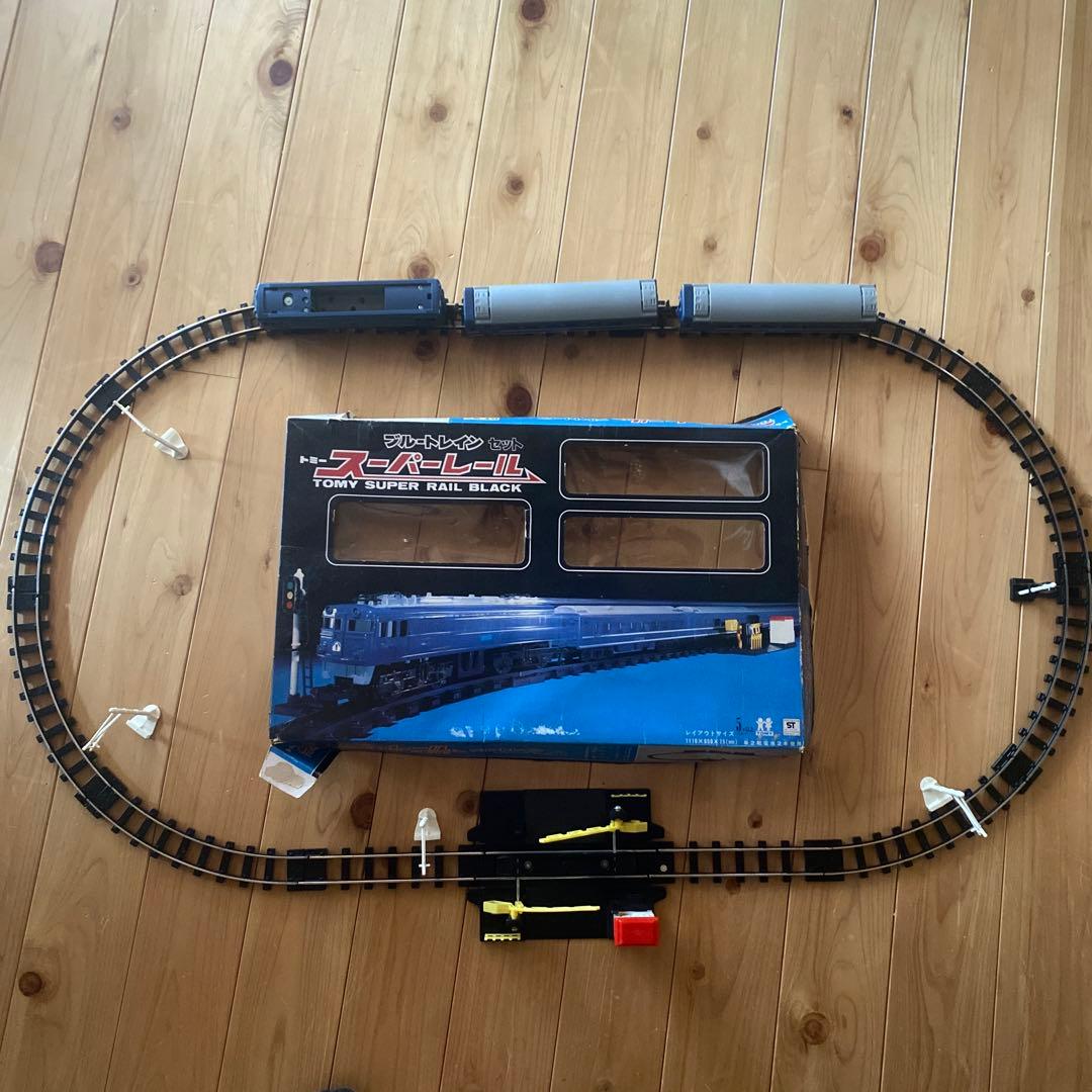 昭和レトロ トミー スーパーレール ブルートレインセット - メルカリ