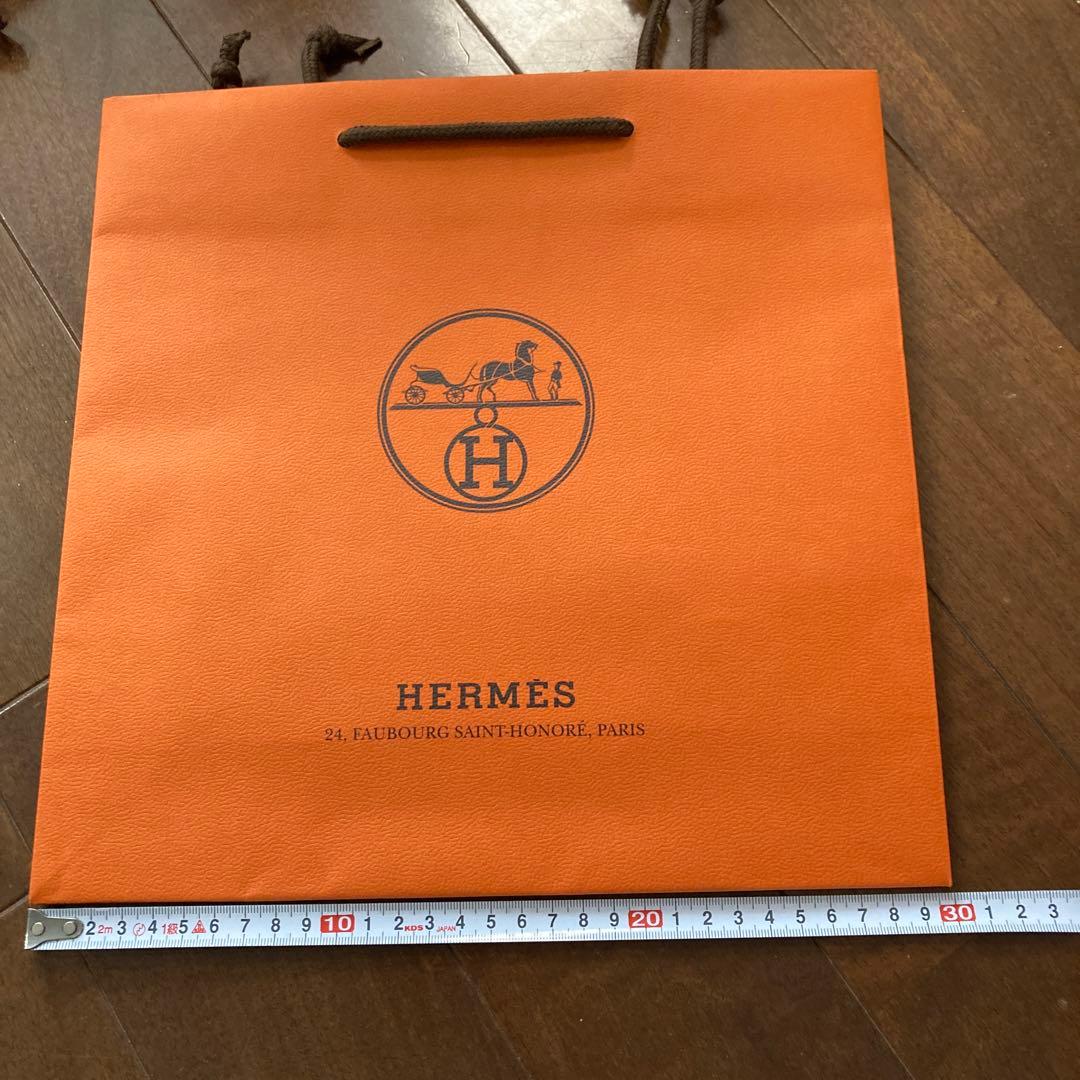 未使用新品 中サイズ エルメス ショップ袋 6枚 ショッパー 紙袋