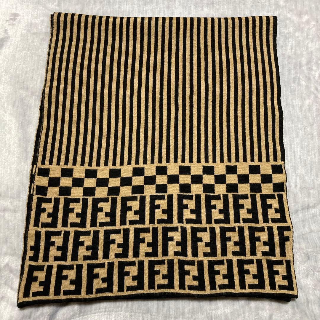 FENDIストライプ チェッカー柄 マフラー 楽天市場】【スーパーSALE】 フェンディ FENDI FFモチーフ マフラー