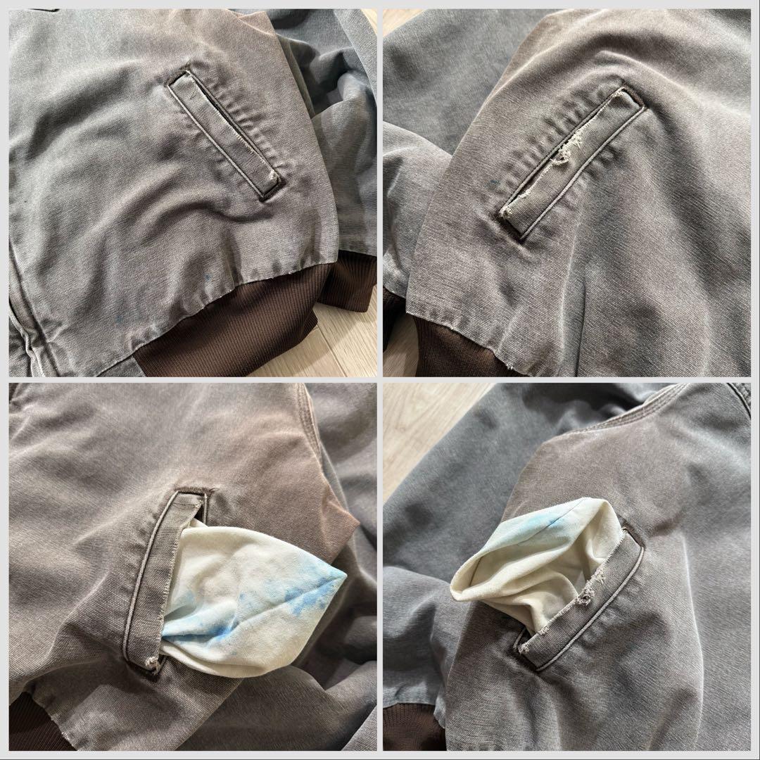 極フェード！Carhartt サンタフェジャケット 2XL チェスナット 茶