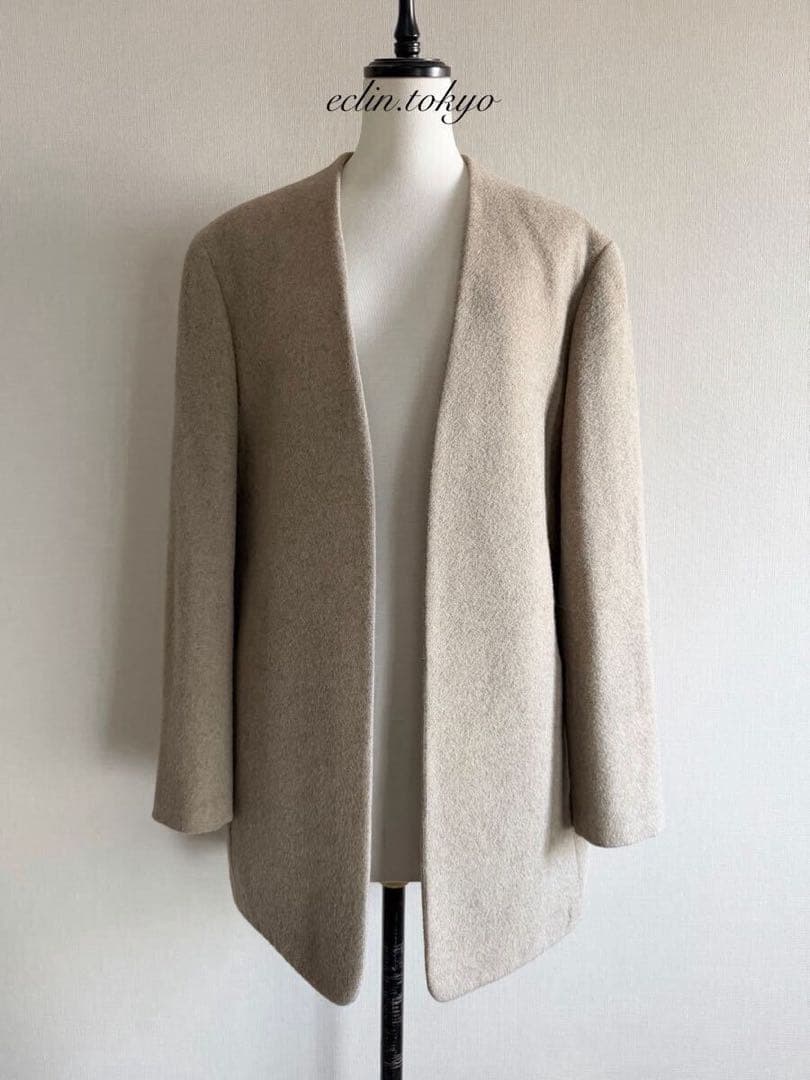 HERMES マルジェラ期《アルパカ100%》ヴァルーズ ジャケット E4788