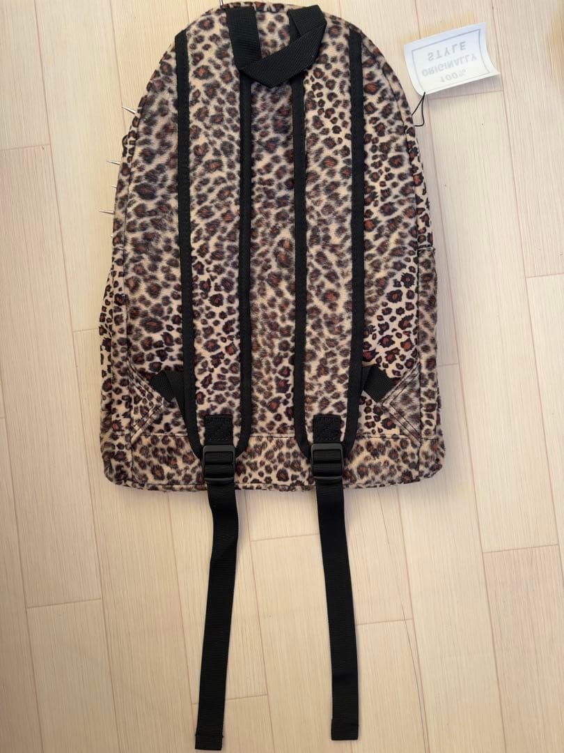 ヒョウ柄 スタッズ バックパック リュック y2k archive 地雷系 - メルカリ