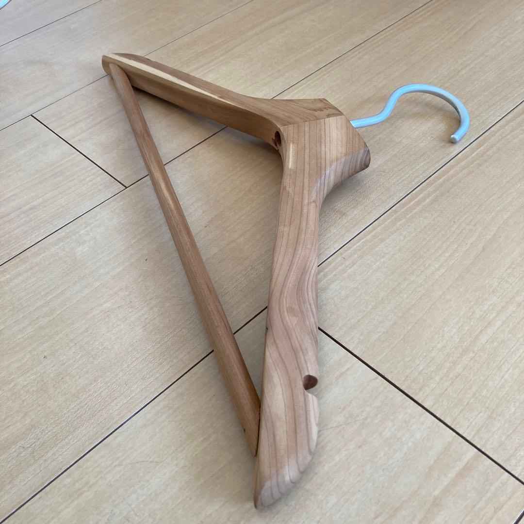 無印良品 木製ハンガー 9本セット無印良品レッドシダーハンガー9本