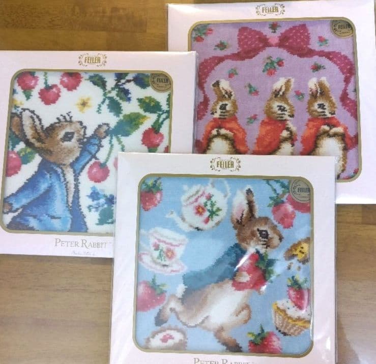 FEILER ピーターラビット ハンカチ ３枚セット さりもか様専用 フェイラー ピーターラビット ハンカチ スウィング