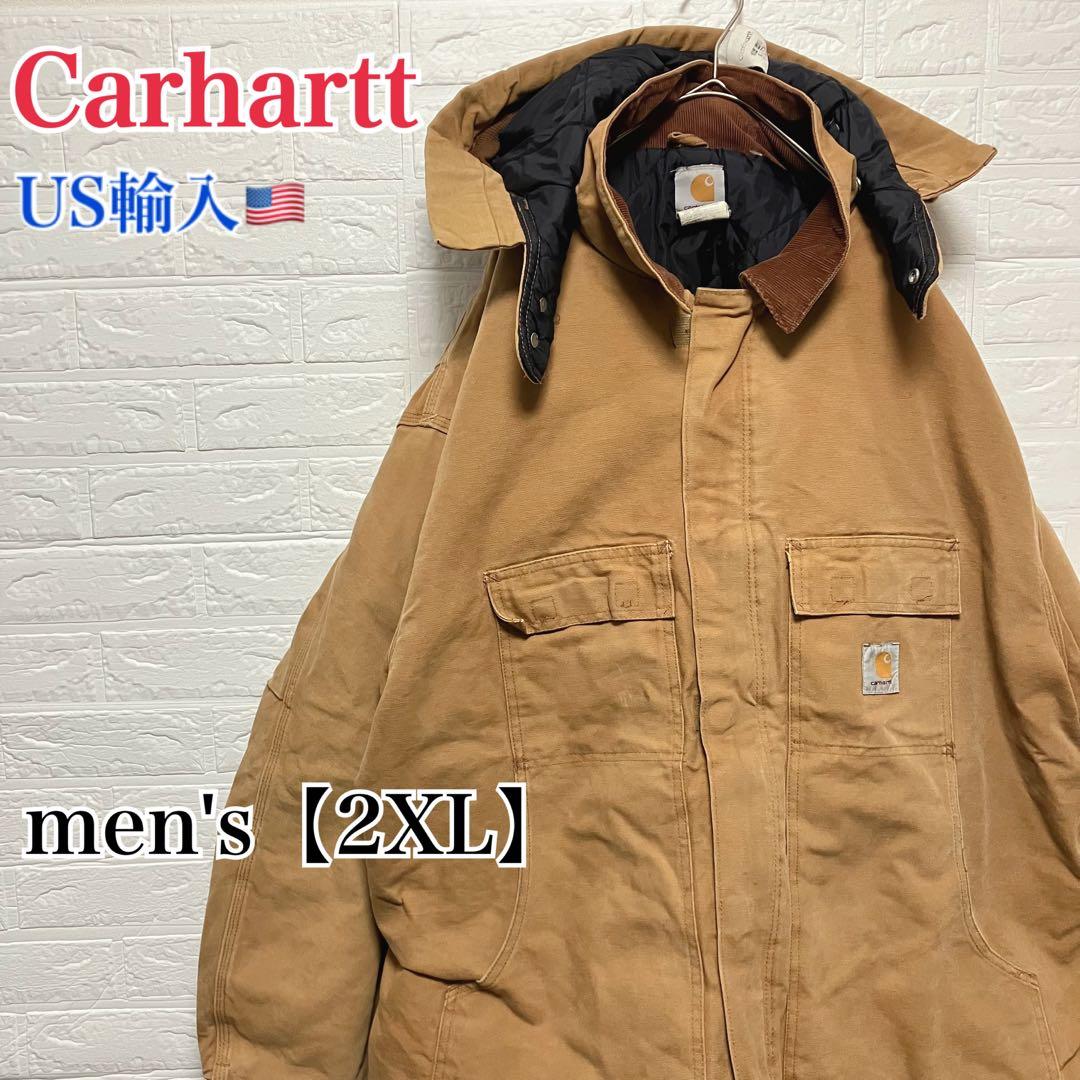 ●H13【US輸入】カーハート トラディショナルコート ブラウン系【2XL相当】 Carhartt（カーハート） トラディショナルコート ジャケット C003