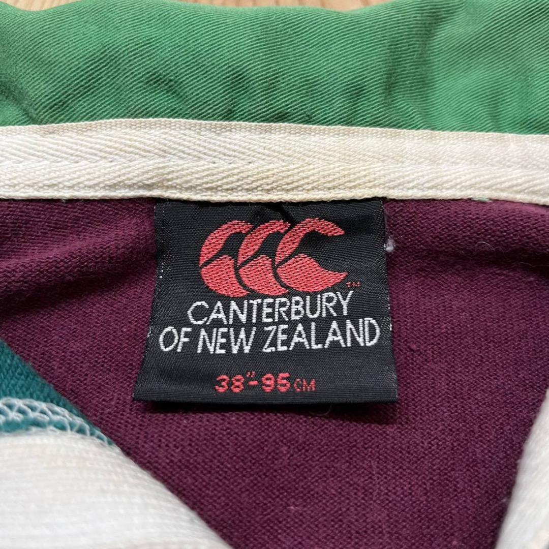 90s Canterbury ニュージーランド製 旧タグ ラガーシャツ - メルカリ