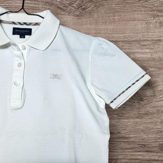 バーバリーゴルフ ポロシャツ 白 ホワイト M 半袖 匿名配送 - メルカリ