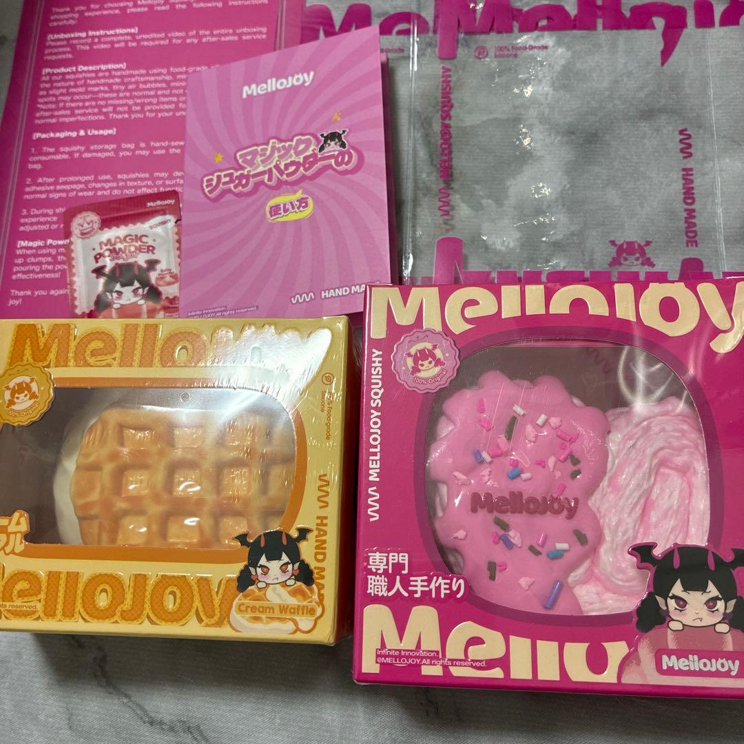 【新品未開封】Mellojoy メロジョイ パルミエ　ワッフル　シュリンク付き mellojoy メロジョイ メロジョイスクイーズ ワッフル 未開封シュリンク
