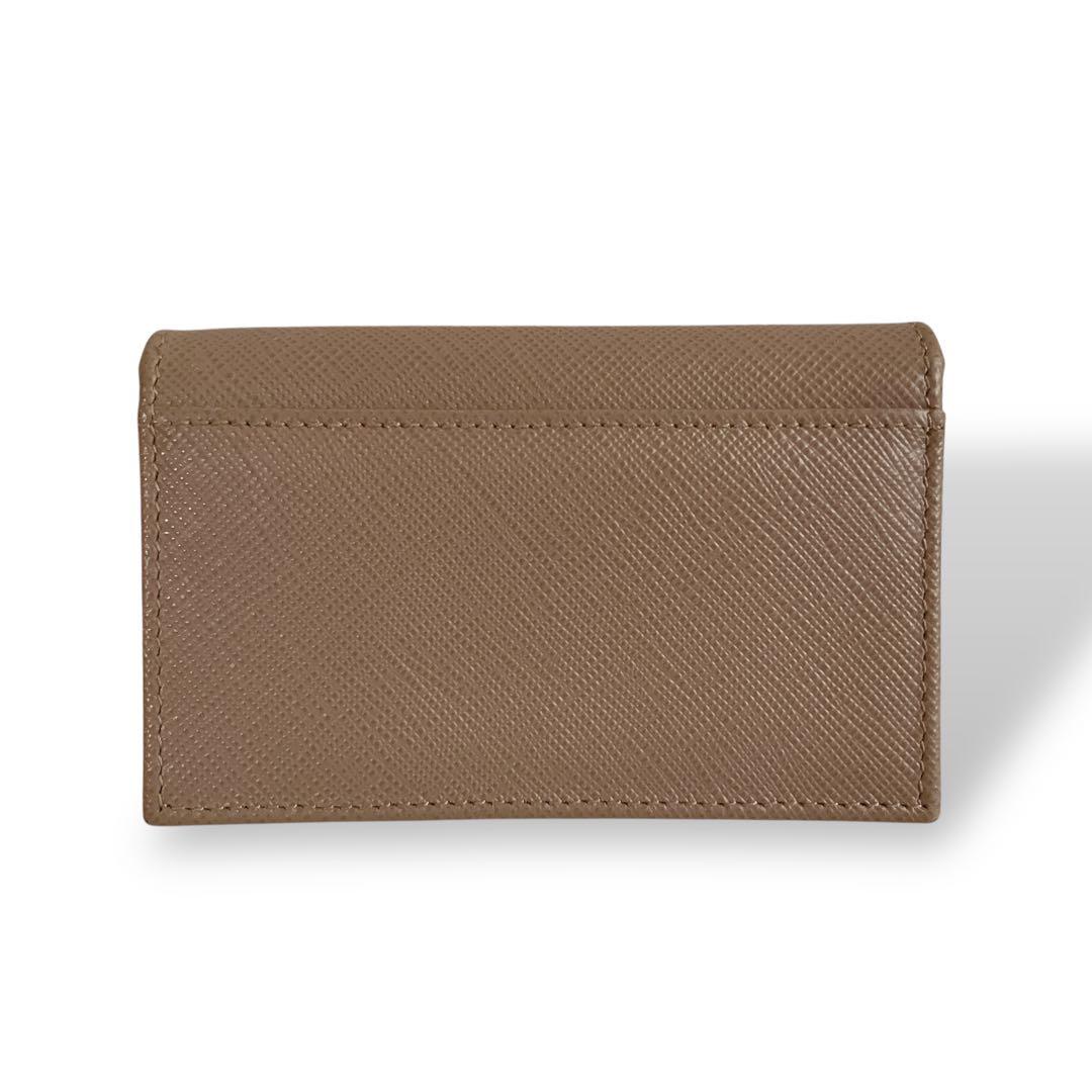 PRADA プラダ カードケース 名刺入れ メタルロゴ サフィアーノ