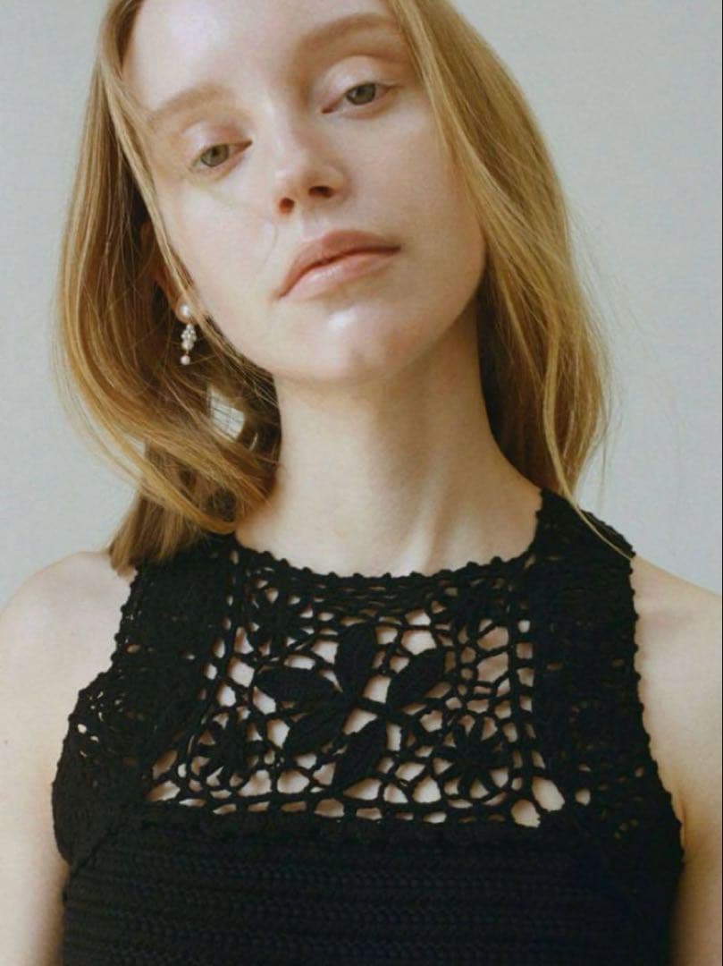 新品未着用MARNO Chloe knit tops black アルパカウール＆シルクニット製ロゴセーター 白 - Chloé