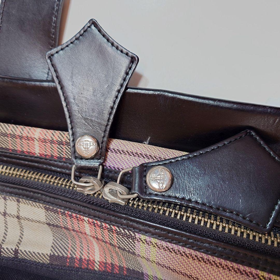 レア】ヴィヴィアンウエストウッドマン ブリーフケース タータン