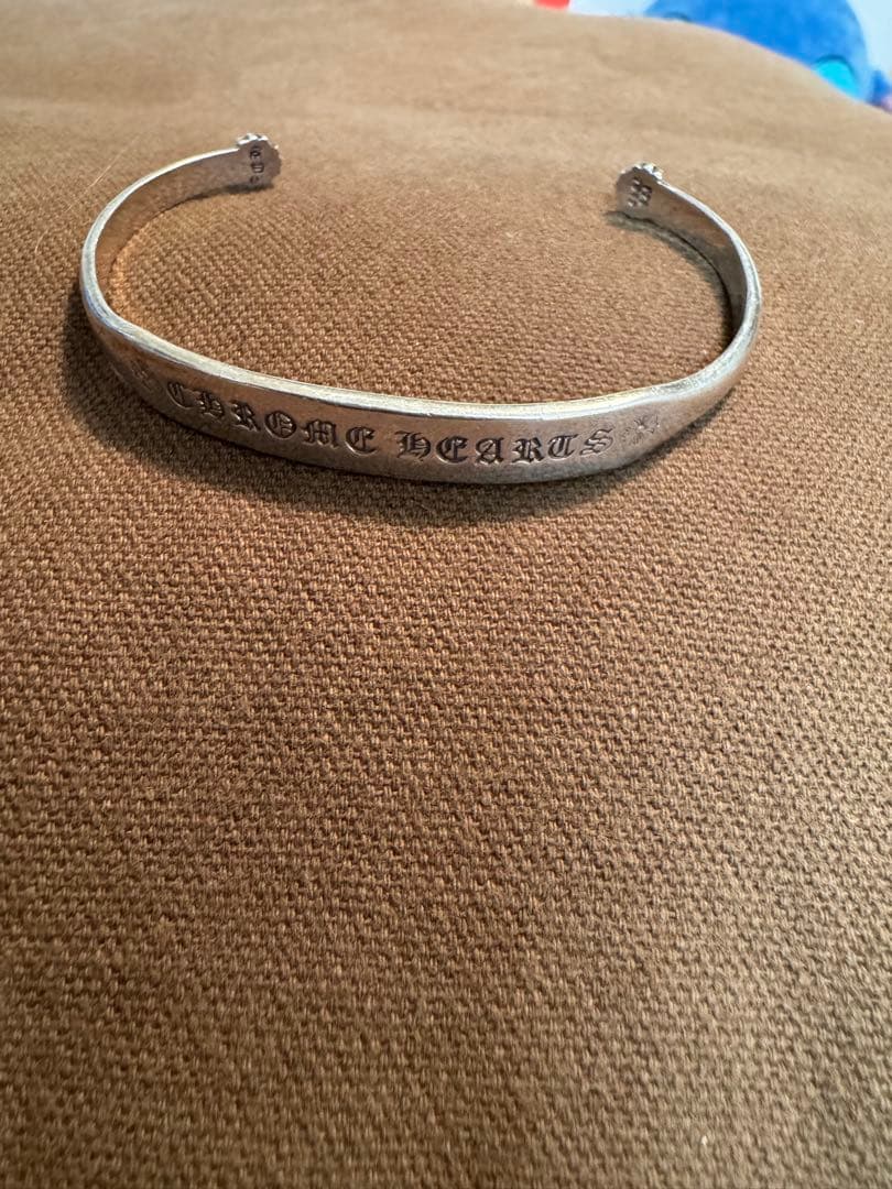 CHROME HEARTS BANGLE FLAT CH フラット　バングル クロムハーツ ブレスレット（Chrome Hearts）フラットCH バングル