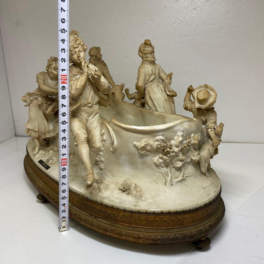 専用 C.Werner在銘 特大磁器人形 金具台付 タカト 東さ7-1012④