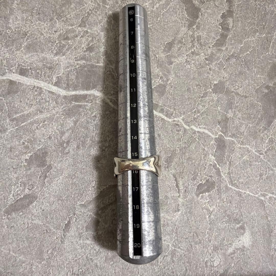 希少】ヴィンテージ シルバーリング 16号 キーパーリングメンズ Chrome