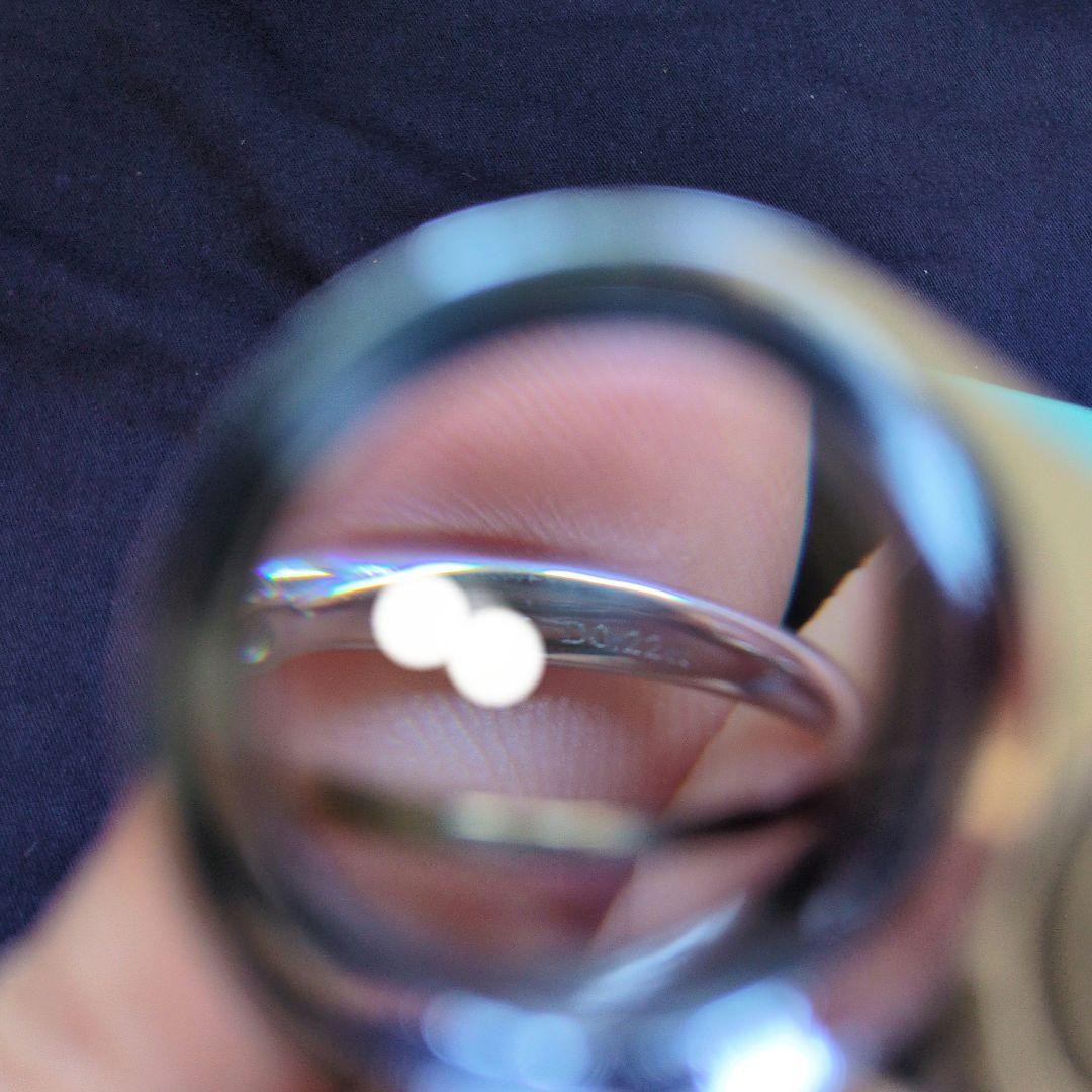 ティファニー ハーモニーリング 0.22ct 14号 pt950 美品