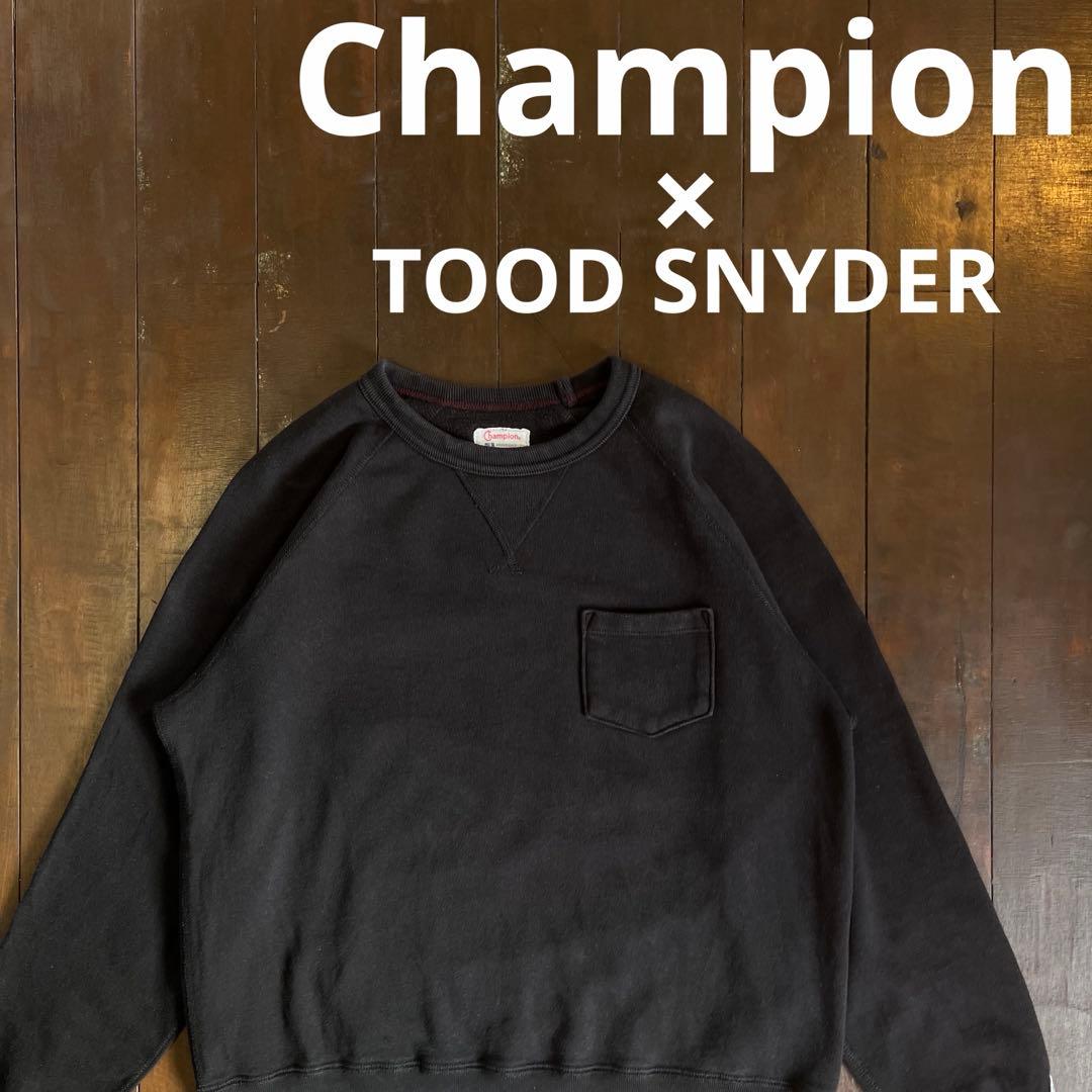 Champion×TOOD SNYDER チャンピオントッドスナイダースウェット TODD SNYDER x Champion(トッドスナイダーxチャンピオン):ポケット