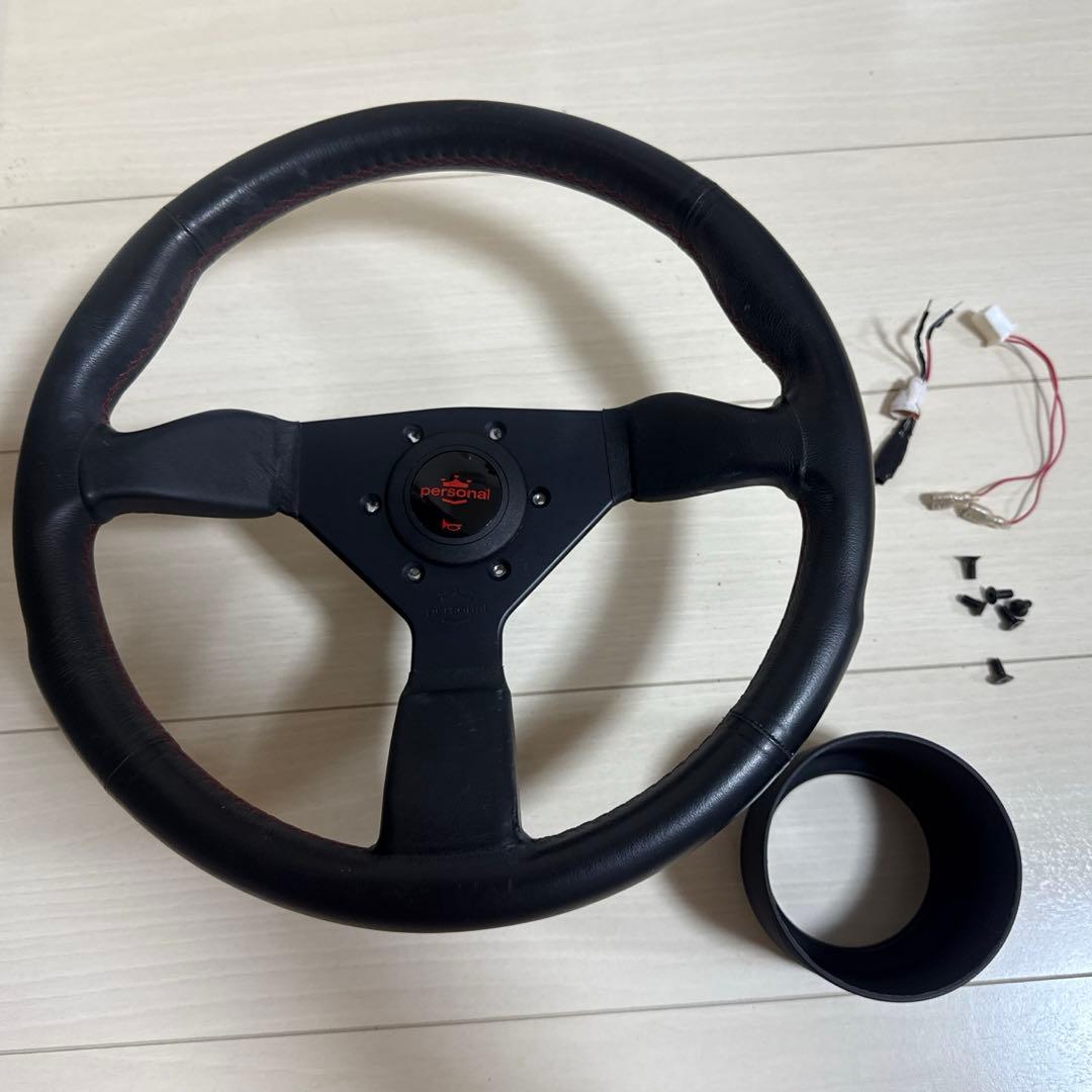 personal ナルディ　ステアリング　中古品　ボスセット　レガシィBR9 personal ナルディ ステアリング 中古品 ボスセット レガシィBR9