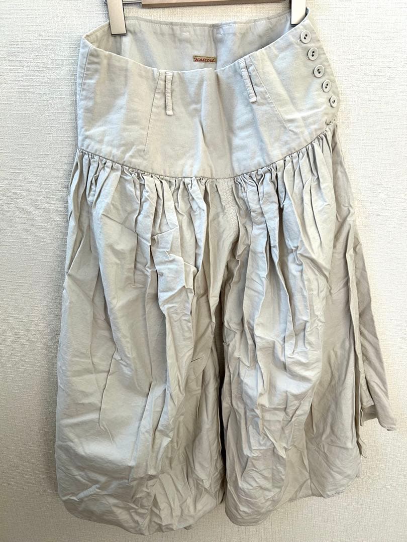 KAPITAL 白フレアパンツ★新品★ Wearables Zorba Ultra Wide Lightweight Linen Pant