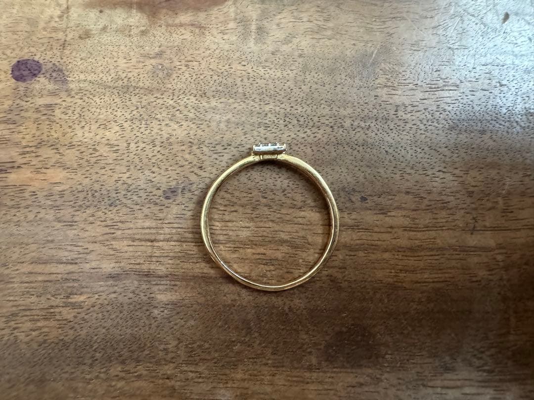 agete ダイヤモンドリング 20号 Ｋ18 0.08ct アガット