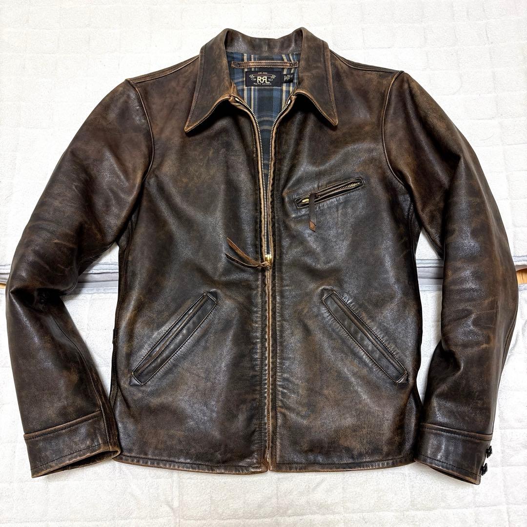 限定セール　RRL ダブルアールエル　ラルフローレン レザージャケット　革ジャン 楽天市場】ラルフローレン ダブルアールエル レディース シアリング