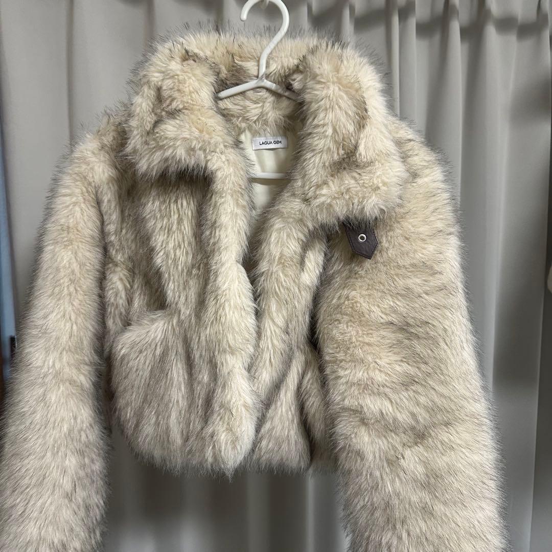 LAGUA GEM POCKET POINT FAUX FUR コート - メルカリ