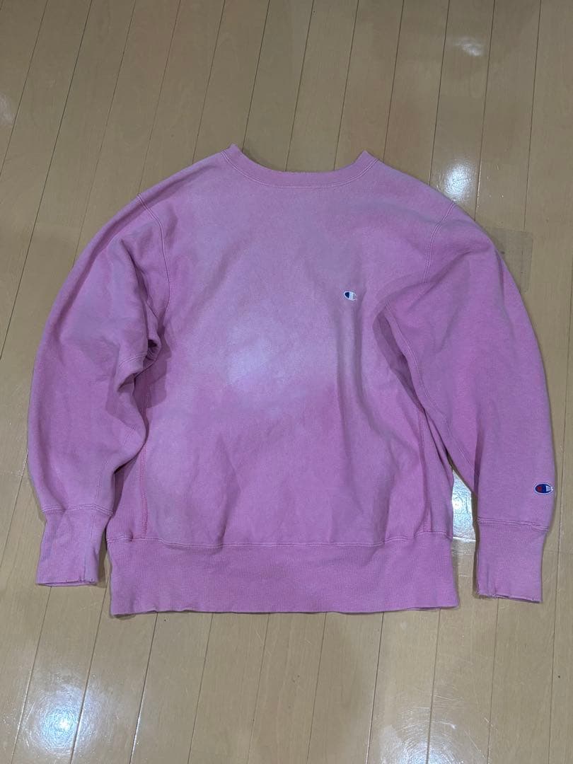 90s Champion リバースウィーブ ピンク XL USA製　希少 中古・古着通販】Champion (チャンピオン) 90s リバースウィーブ