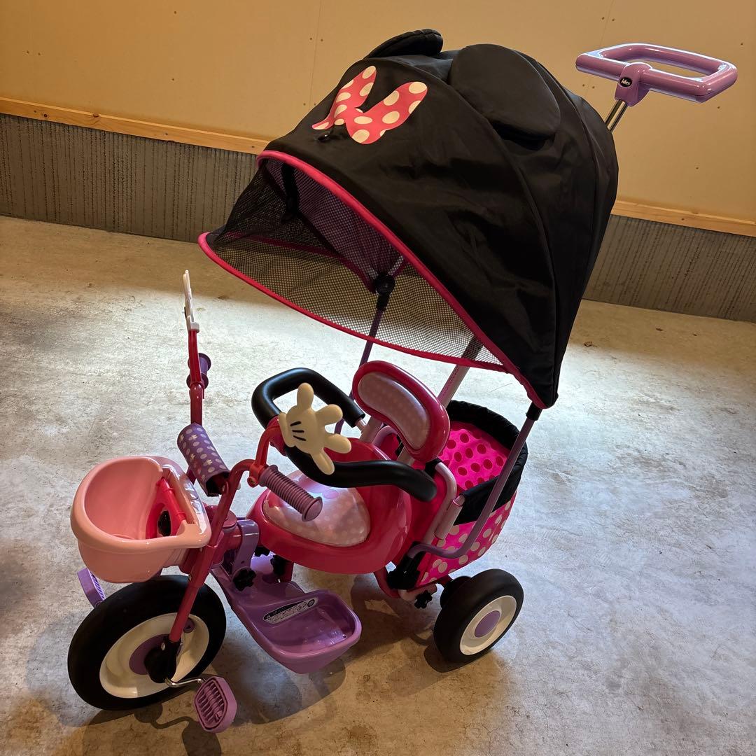 AiRi　三輪車　アイデス ミニー デザイン ides（アイデス） 三輪車 ミッキーマウス ミニーマウス ディズニー