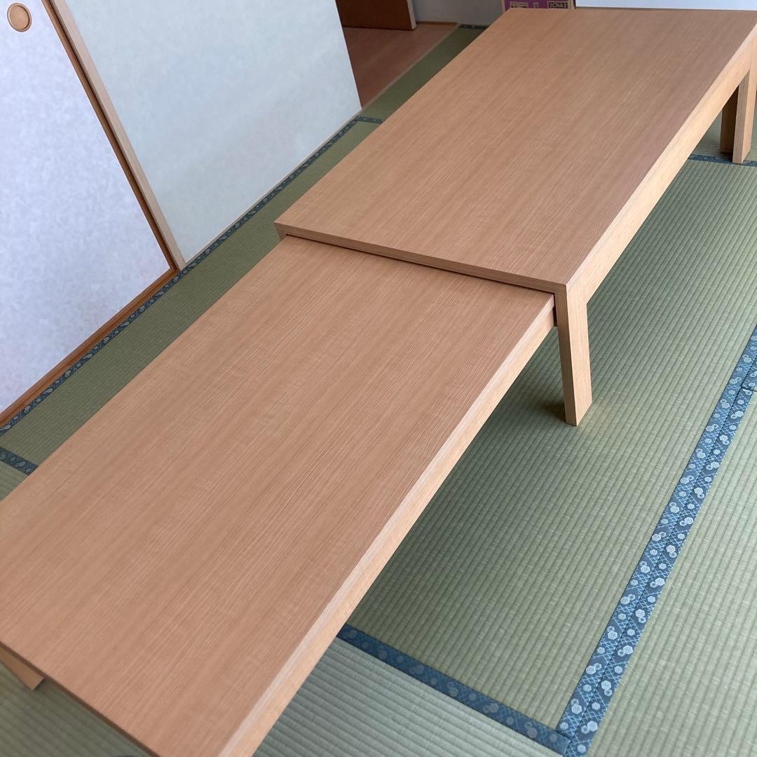 絆最大224.5センチ⭐︎120センチ　ナチュラルウッド 伸縮式テーブル 絆最大224.5センチ⭐︎120センチ ナチュラルウッド 伸縮式テーブル