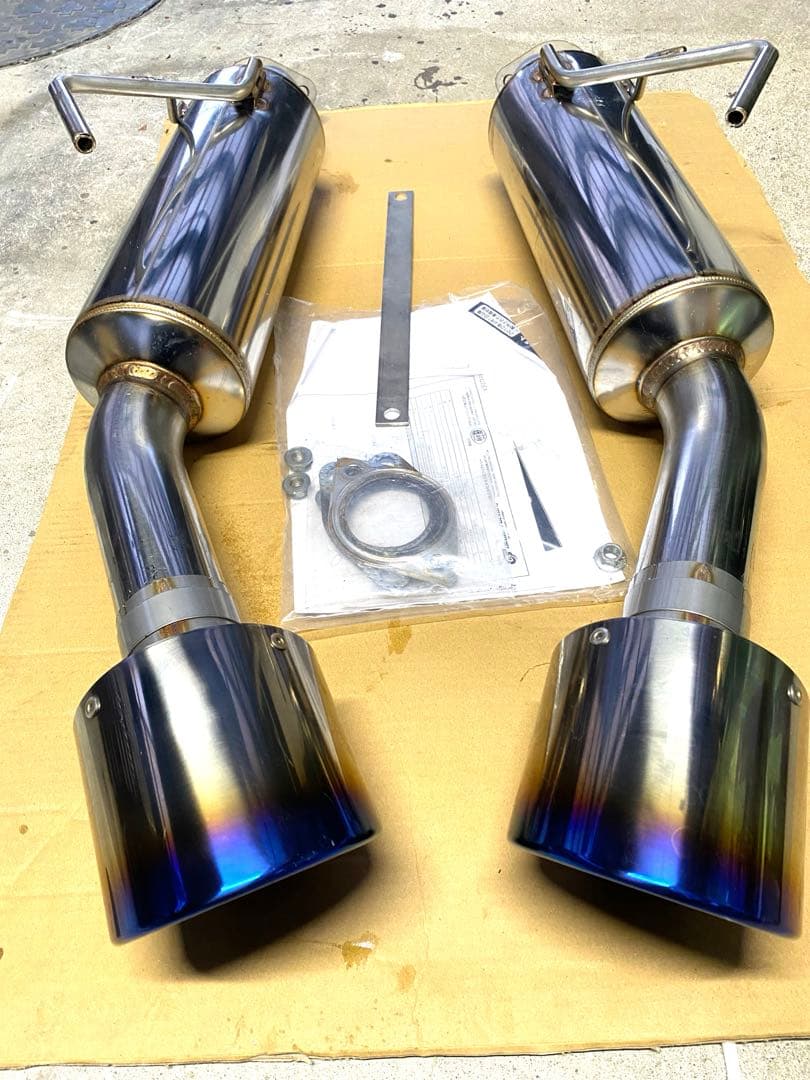 桜 オオクボファクトリーv37スカイライン400R SS123Rマフラー 桜様専用 オオクボファクトリーv37スカイライン400R SS123Rマフラー