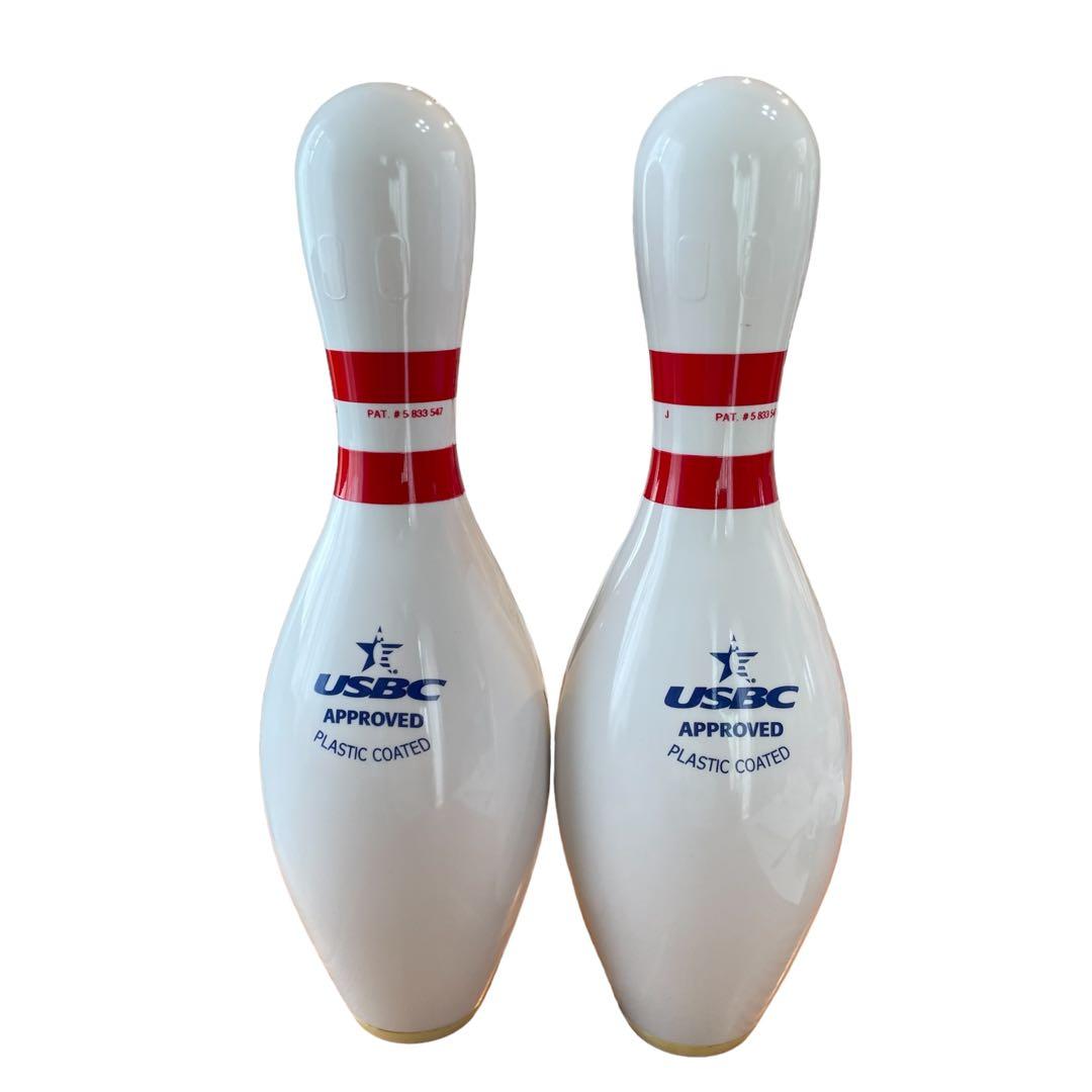 美品 ボウリング ピン 2本セット メイプルリーフ・ウィンサム - メルカリ