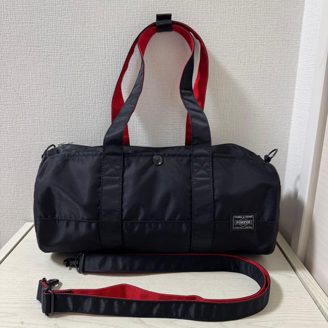 【新品同様】PORTER ポーター エルファイン 2way ボストンバッグ　黒 Amazon | [ポーター] エルファイン 2WAYトートバッグ(L) 383-36690