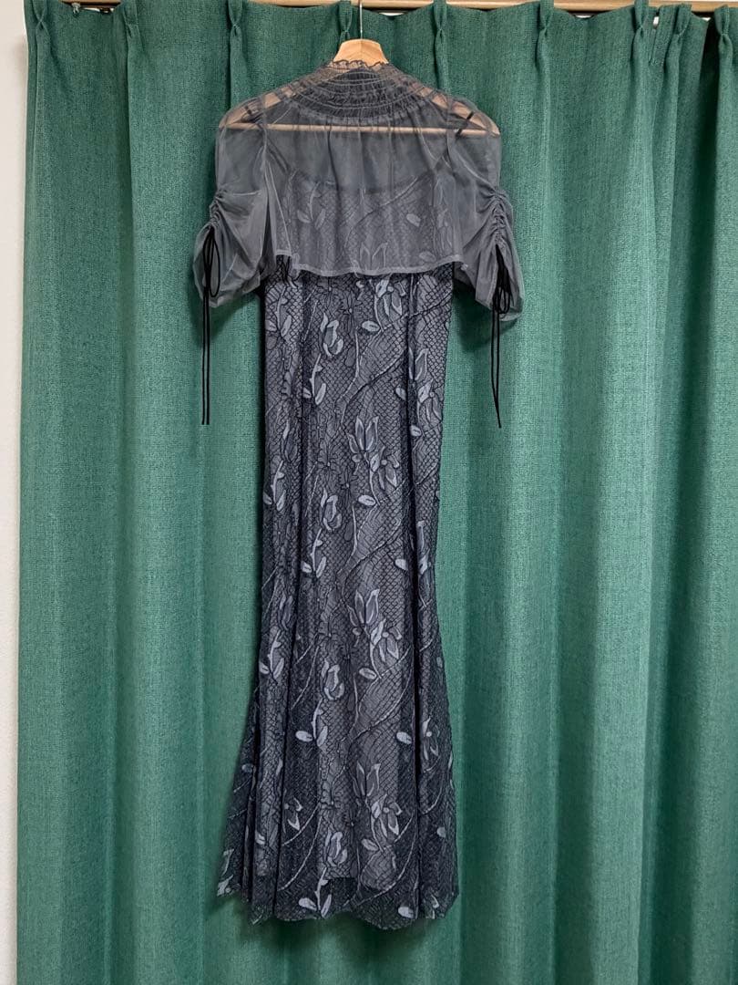 シアーブラウス付きくすみブルードレス Dorry Doll S115452730