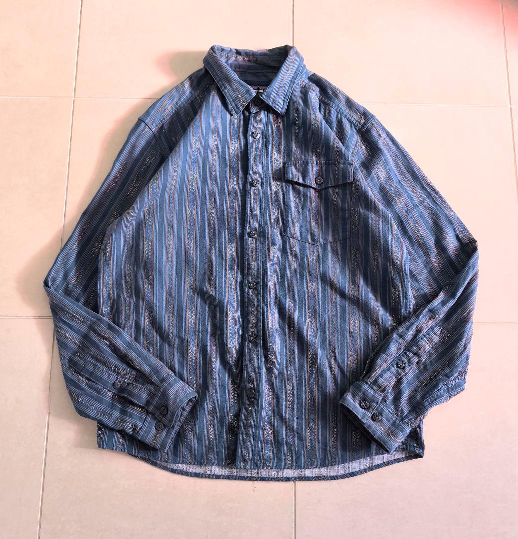 Patagonia パタゴニア ネイティブ ストライプ ネルシャツ M - メルカリ