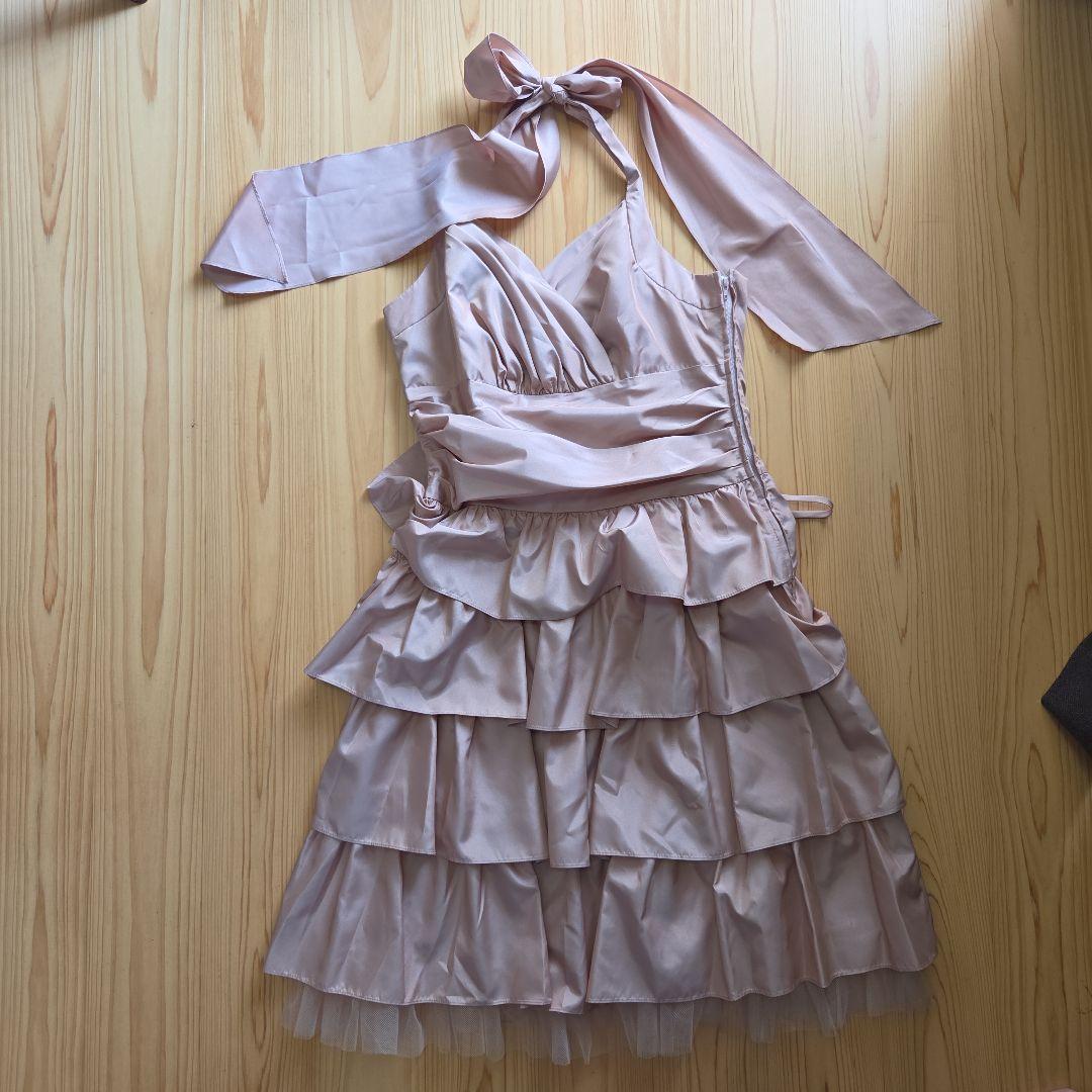 【期間限定お値下げ！】Sheio フリルピンクドレス 楽天市場】カラードレス ロングドレス ピンク フリル プリンセスドレス