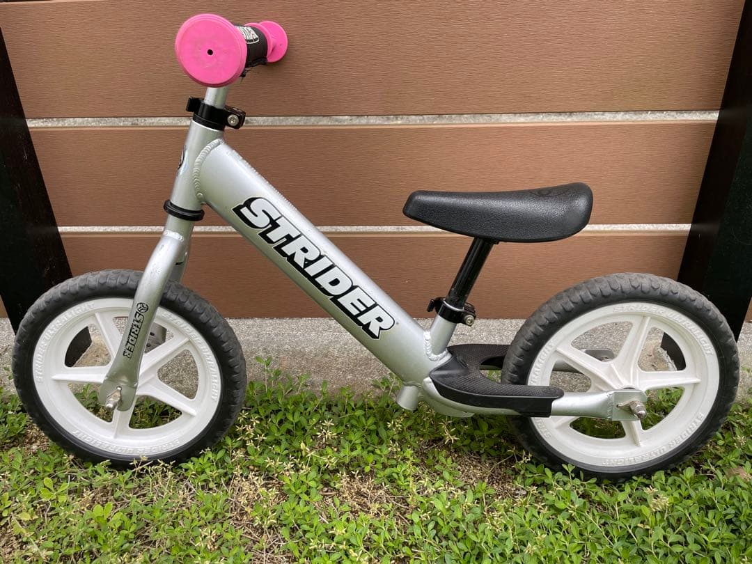 STRIDER PRO ストライダープロ バランスバイク 12インチ シルバー楽天