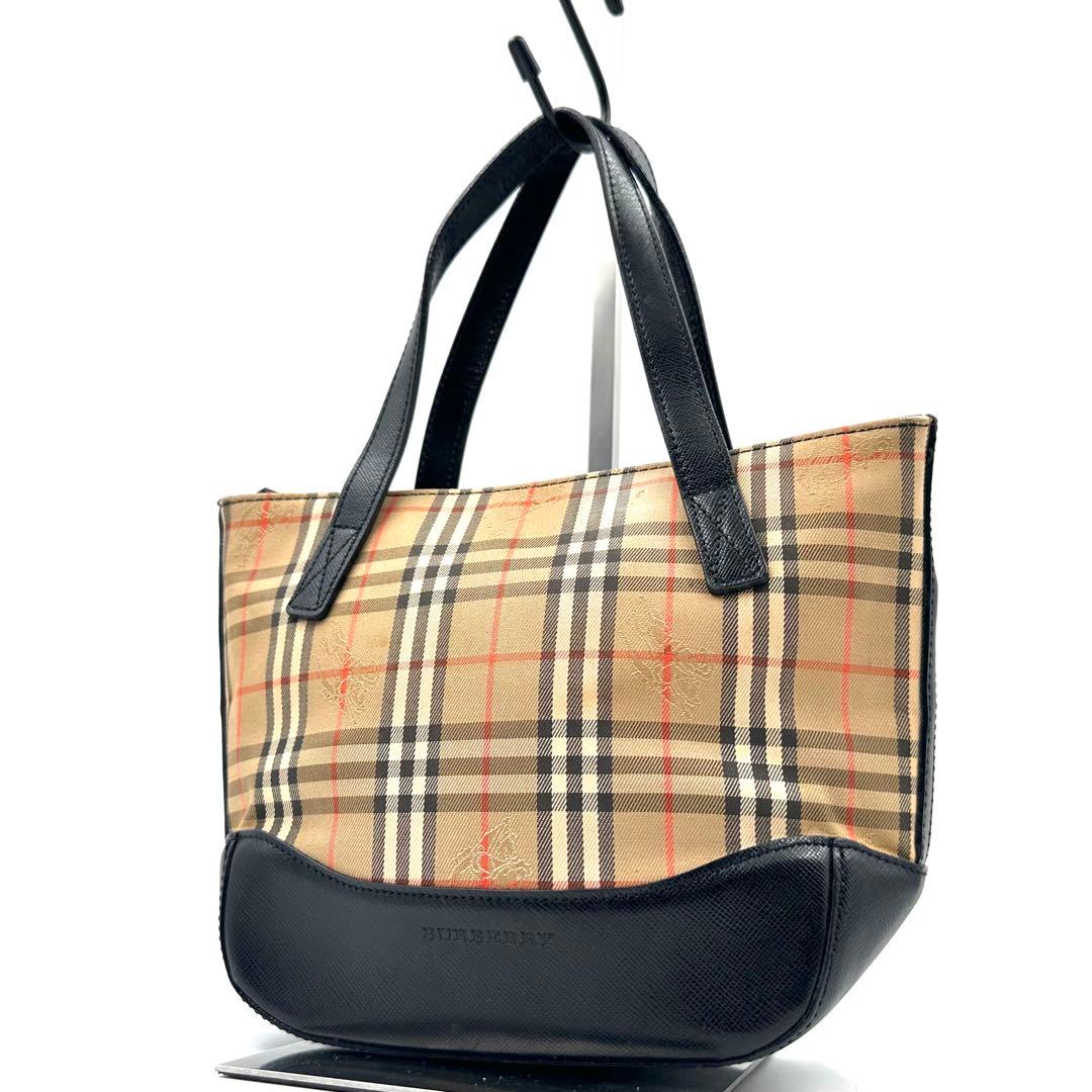 良品》BURBERRY ノバチェック レザー ミニハンドバッグ - メルカリ