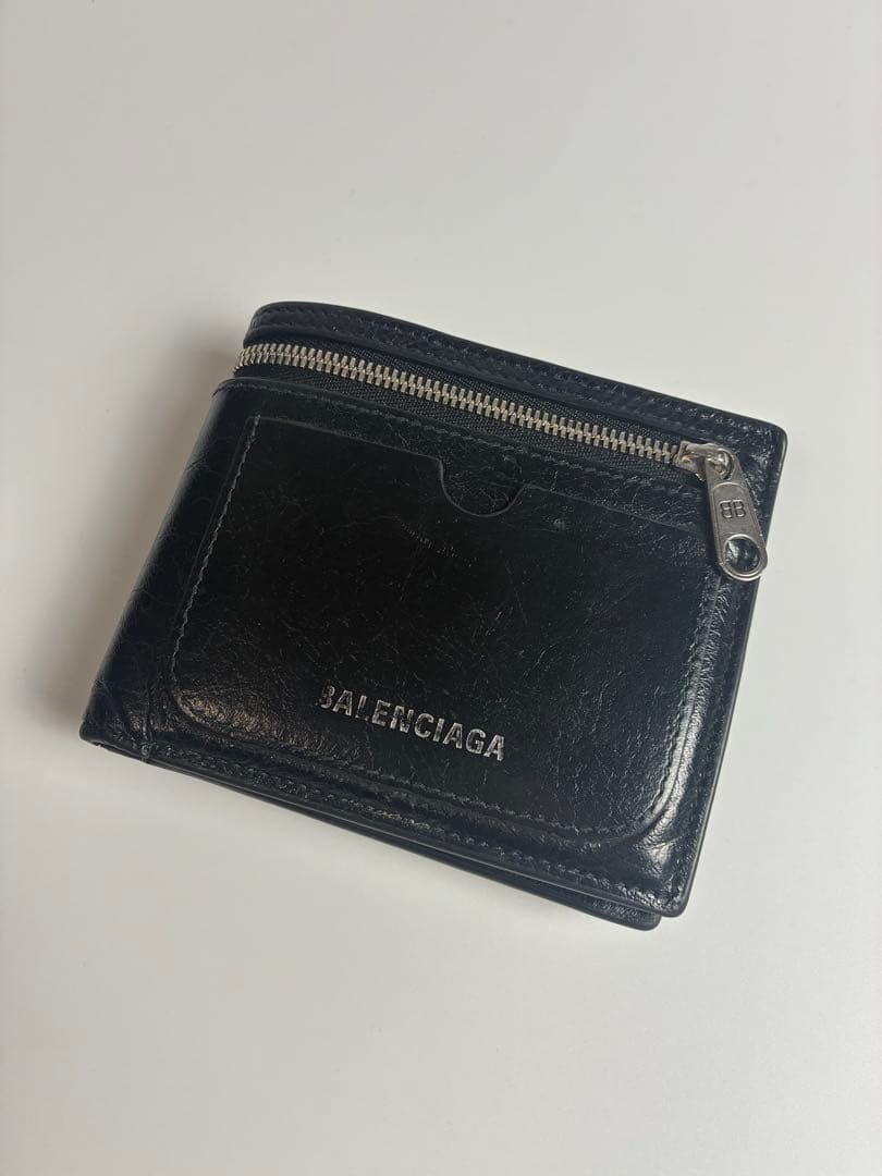 バレンシアガ　スーパービジー　二つ折り財布 楽天市場】BALENCIAGA バレンシアガ 二つ折り財布 CASH FLAP 594216