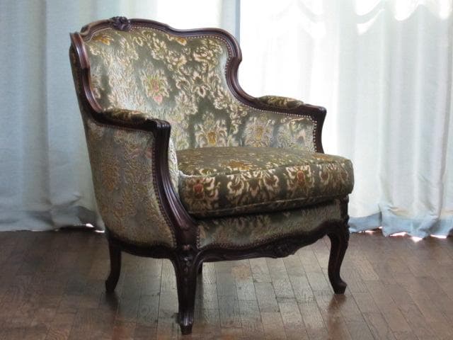 カリモク domani ドマーニ Louis XV 1人掛け ソファ 定価46万 domani ドマーニ ルイXV 1人掛けソファ シングルソファ ルイ15世