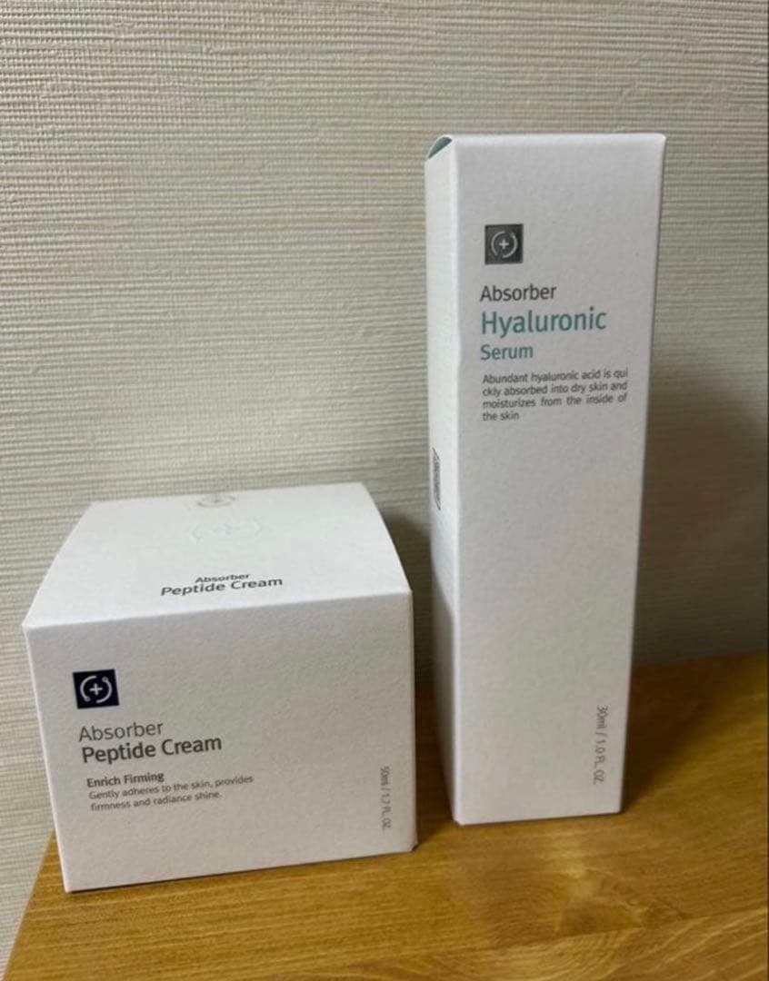 韓国大人気なルネセルペプチドクリームとヒアルロニンクセラム2点セット Rene-Cell Absorber Peptide Cream | ルネセル アブソーバー ペプチド