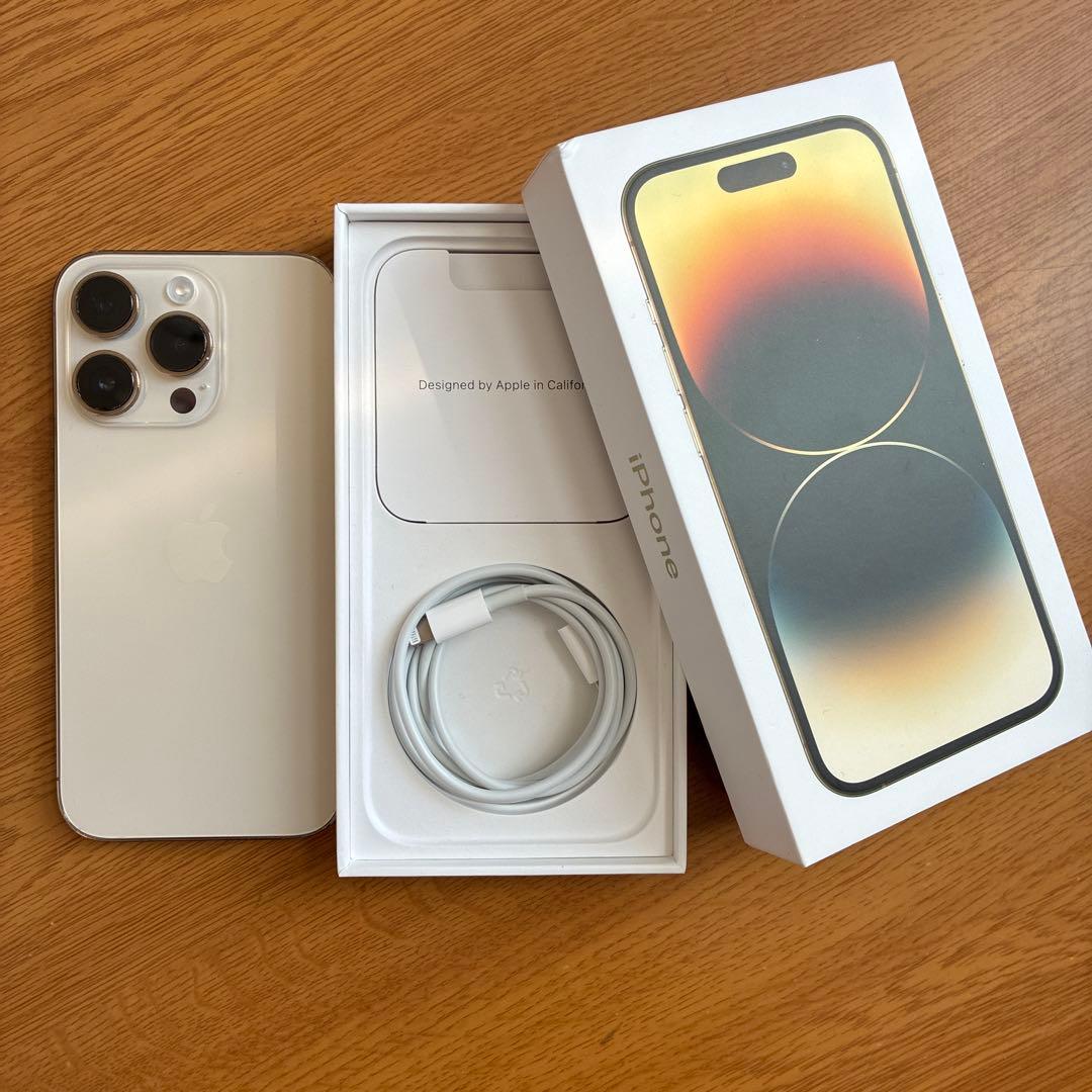 iPhone14pro 128GB ゴールド　SIMフリー iPhone 14 Pro Max 1TB - ゴールド（SIMフリー）[整備済製品] - Apple