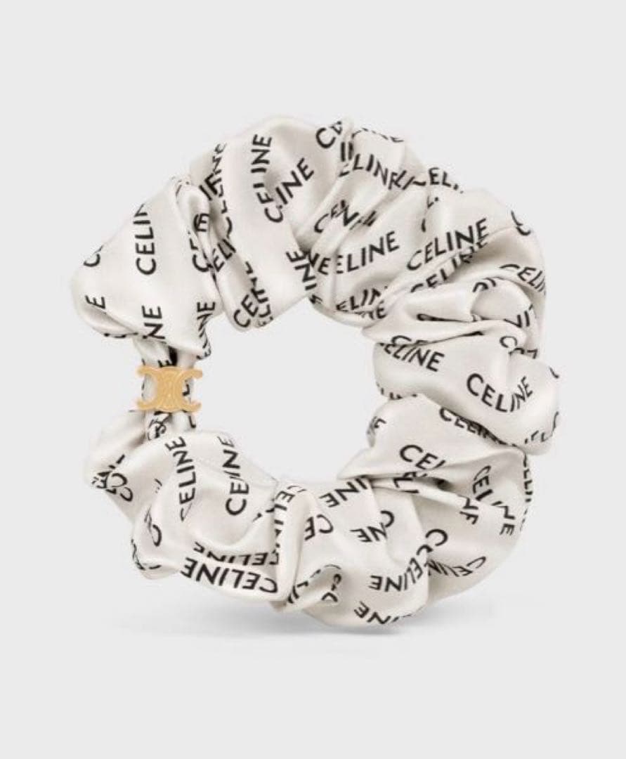 CELINE レイユール シュシュ / シルク＆ゴールドフィニッシュ ブラス CELINE レイユール シュシュ / シルク＆ゴールドフィニッシュ ブラス