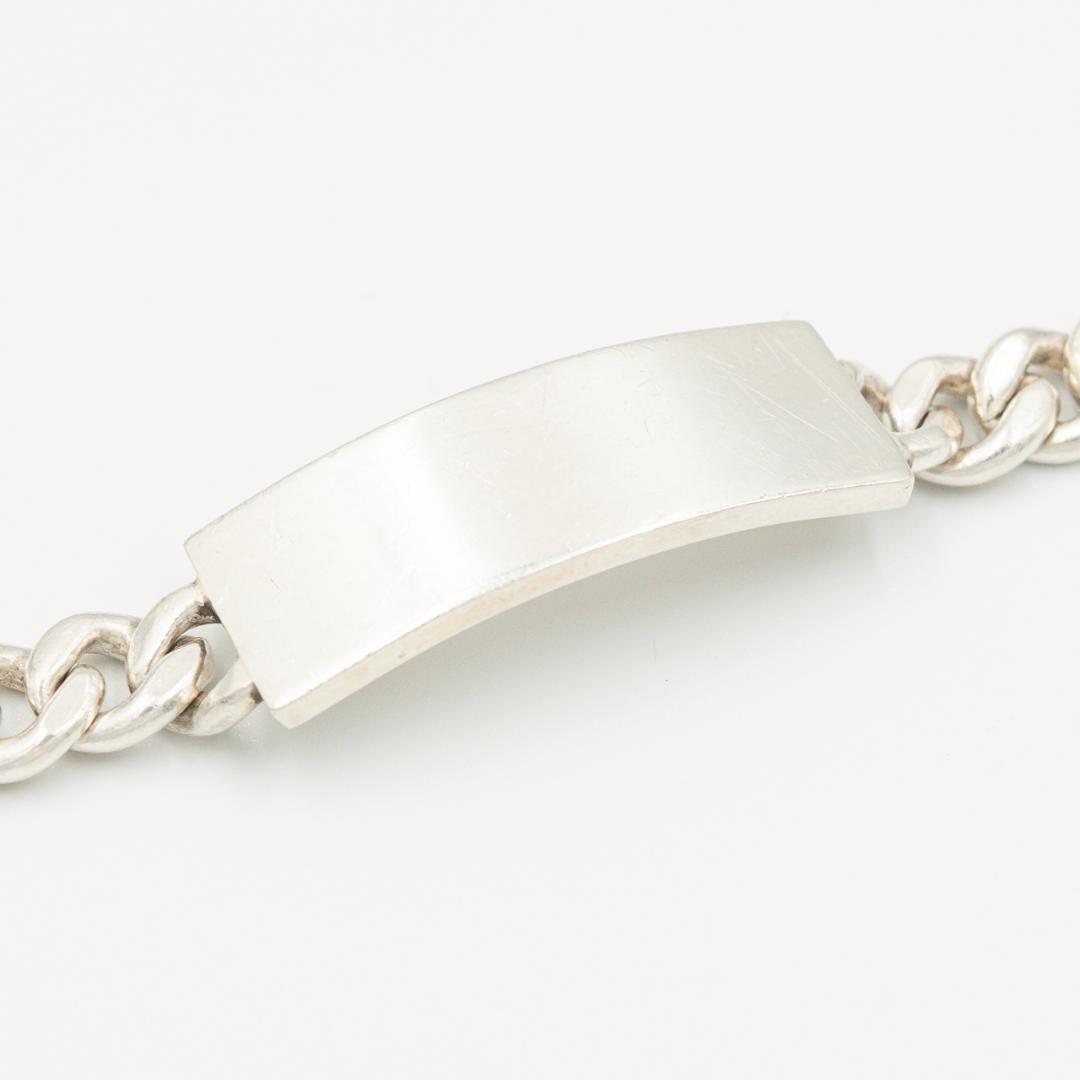 ヴィンテージ ティファニー ID ブレスレット シルバー 20cm 40年代