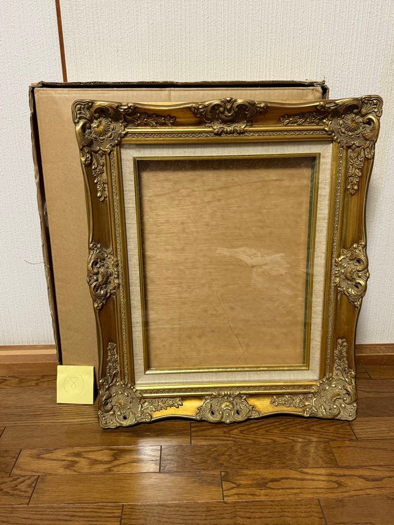 （8）油絵額縁　アンティーク ゴールド　アンティーク調 額縁 空額 ヴィンテージ アンティークゴールド | 楕円窓油彩額縁 - 額縁 - 激安通販 | 額の