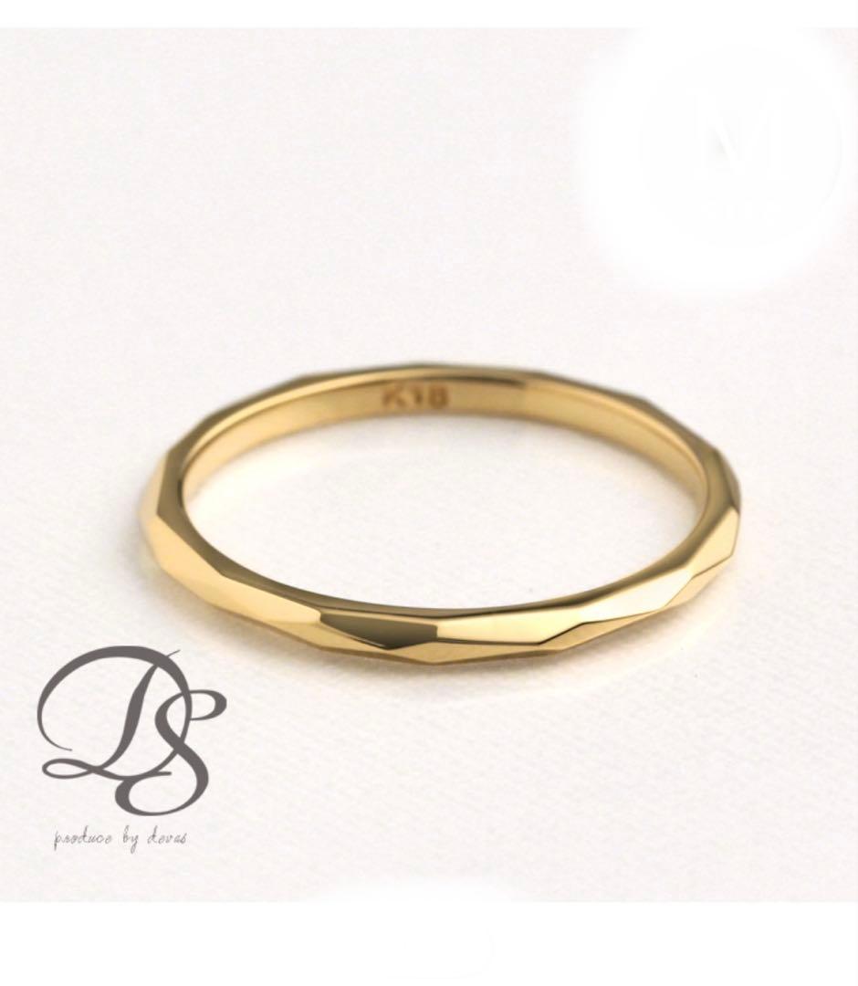 18金ゴールドリング Mサイズ 楽天市場】K18YG 地金 無垢 リング 幅4mm 厚み 2mm【送料無料】【代