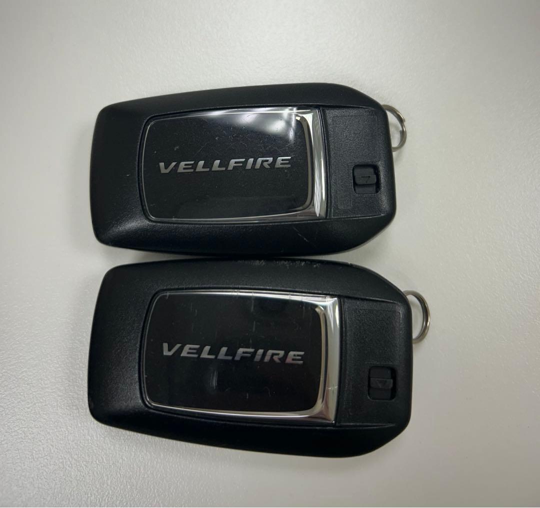 トヨタ VELLFIRE リモコンキー 2個セット ヴェルファイア 24Z 前期 (ANH20W) キーレスリモコン スマートキー 鍵